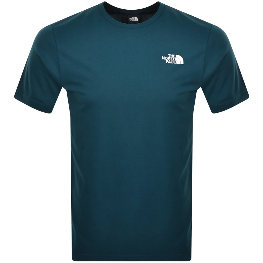The North Face Redbox T Shirt Blue Mainline Menswear Denmark